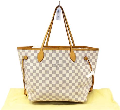 louis vuitton neverfull damier azur review|louis vuitton damier neverfull price.